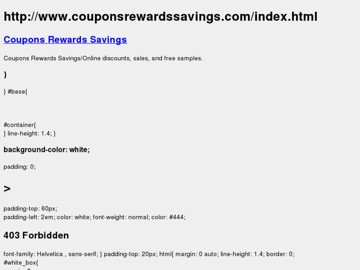 www.couponsrewardssavings.com