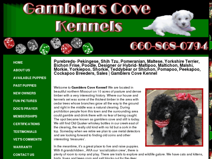 www.gamblerscovekennel.com