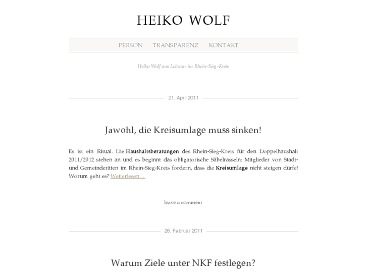 www.heikowolf.de