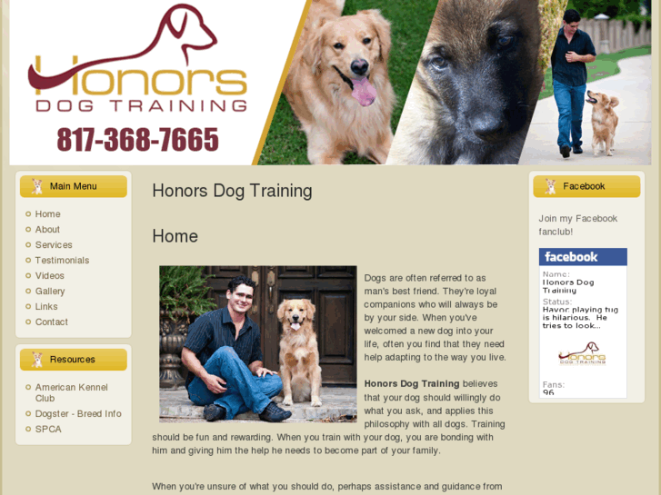 www.honorsdogtraining.com