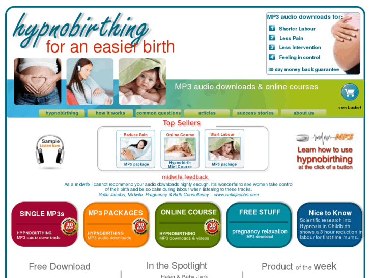 www.hypnobirthingdownloads.com