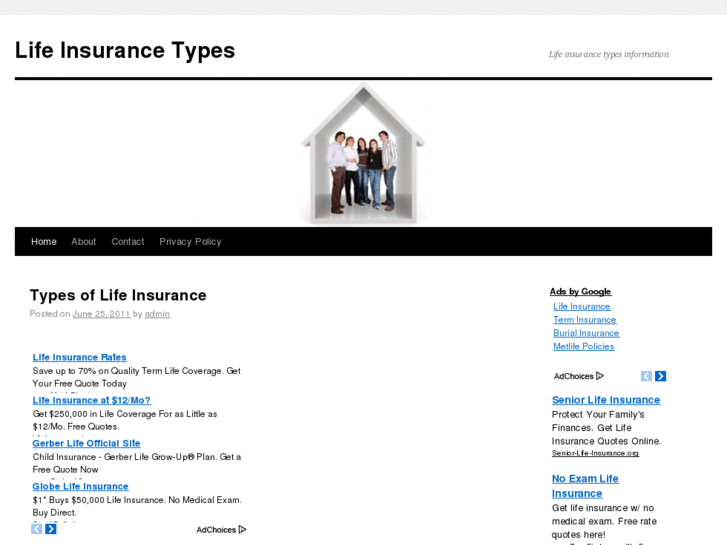 www.lifeinsurancetypes.info