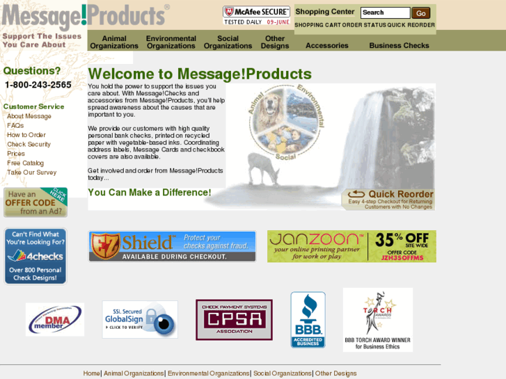 www.messageproducts.org