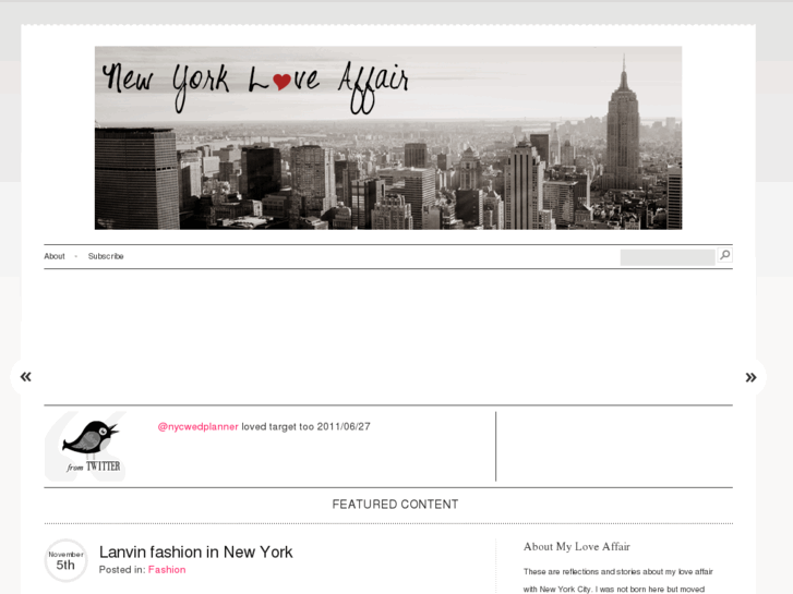 www.mynewyorkloveaffair.com