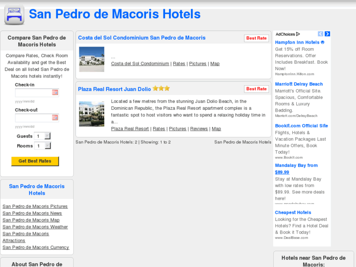 www.sanpedrodemacorishotels.com