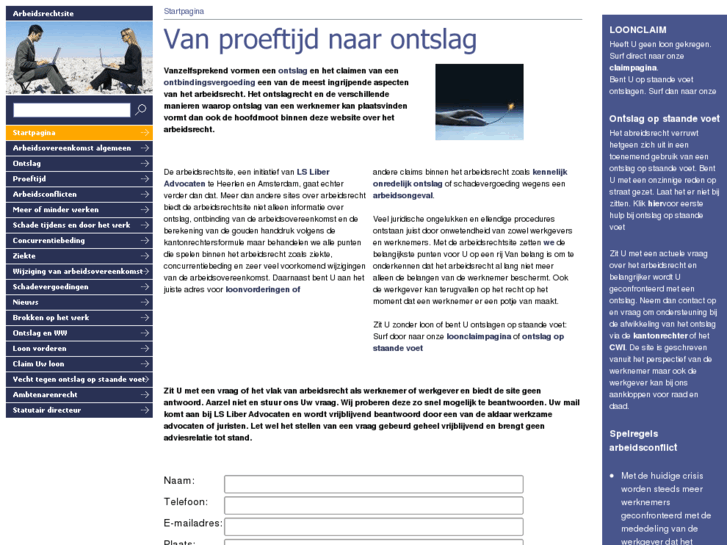 www.arbeidsrechtsite.nl