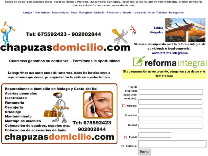 www.chapuzasdomicilio.com