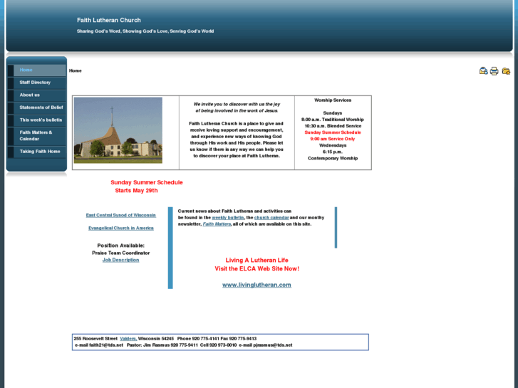 www.faithlutheranchurchvalders.org