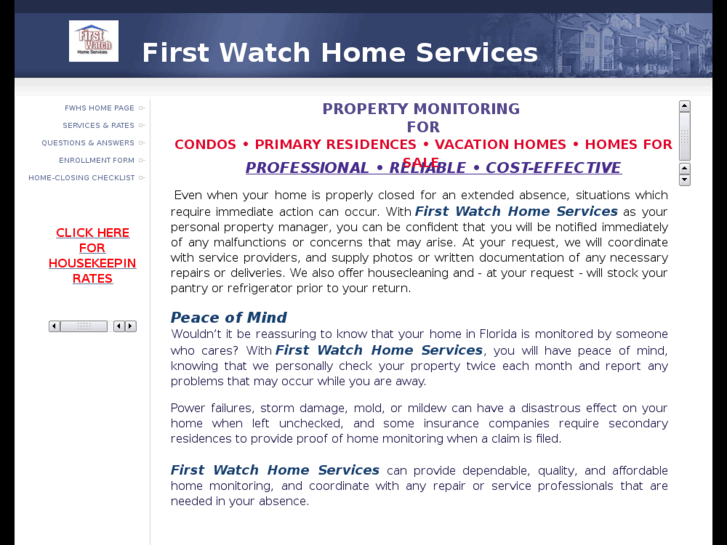 www.firstwatchhomeservices.com