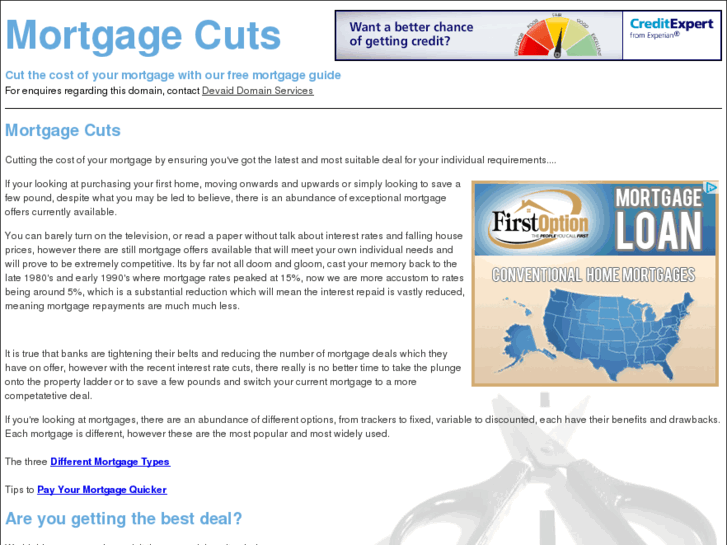 www.mortgagecuts.co.uk