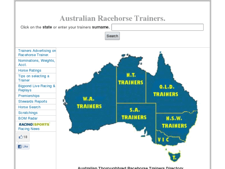 www.racehorsetrainer.com.au