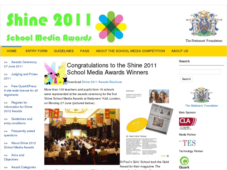 www.shine-schoolawards.org