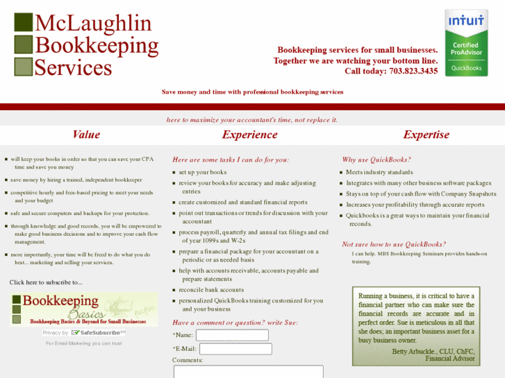 www.suemclaughlinbookkeeping.com