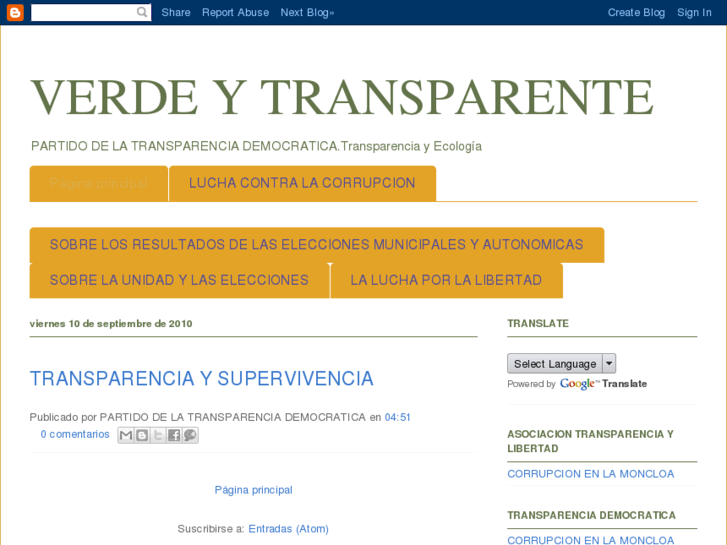 www.verdeytransparente.org