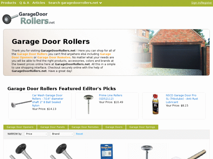 www.garagedoorrollers.net