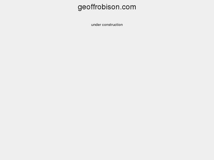 www.geoffrobison.com