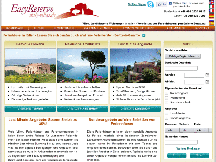 www.italy-villas.de