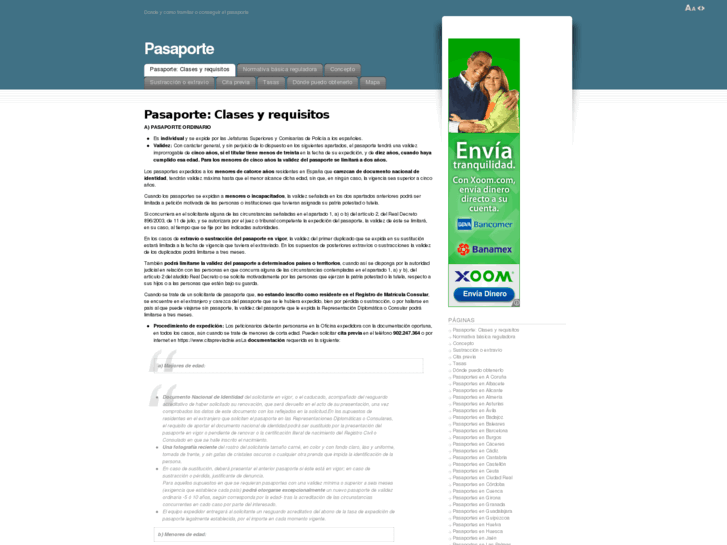 www.pasaporte.com.es