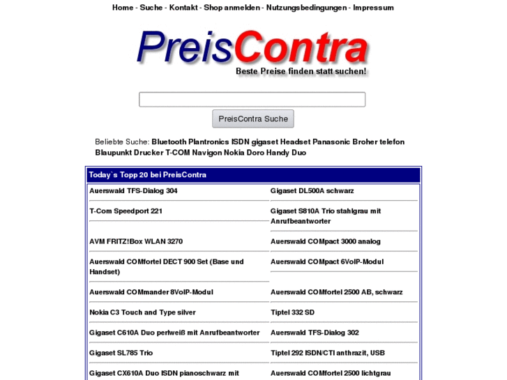 www.preiscontra.de