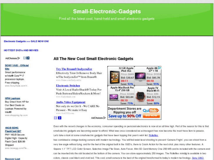 www.small-electronic-gadgets.com