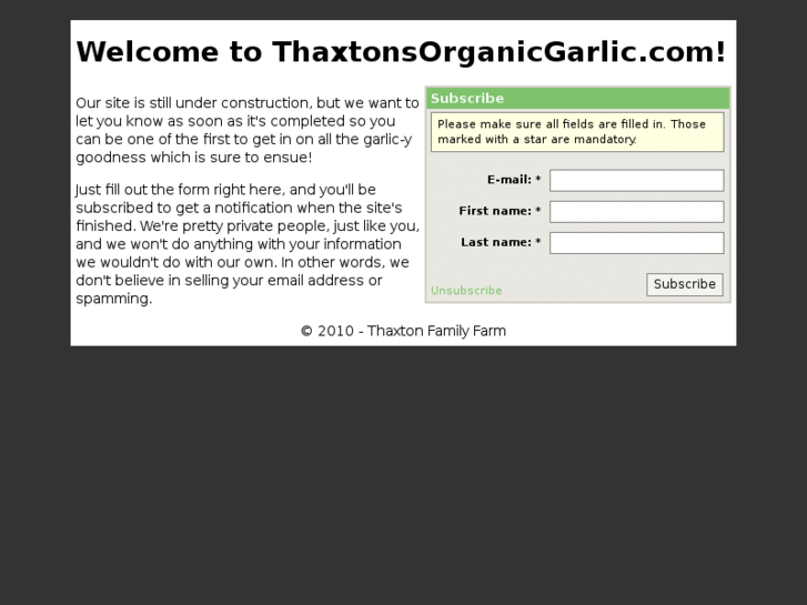 www.thaxtonorganicgarlic.com