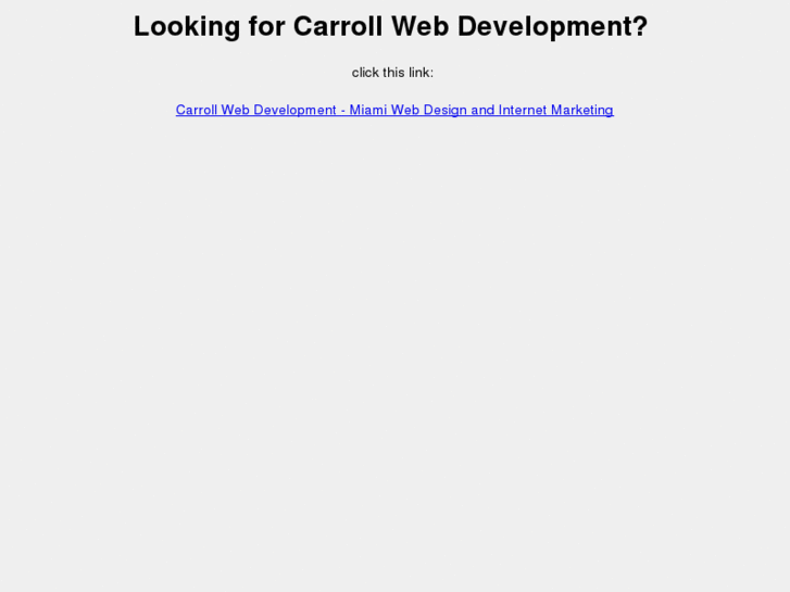 www.carrollwebdev.com