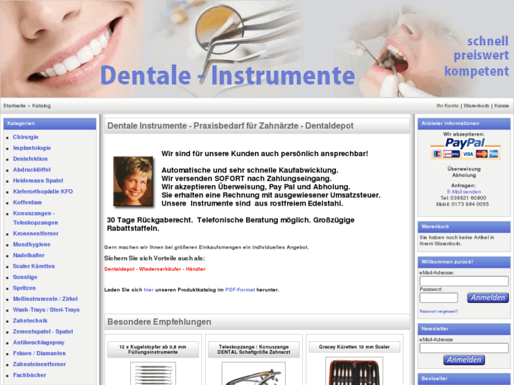 www.dentale-instrumente.de