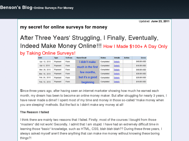 www.dopaidsurveyformoney.com