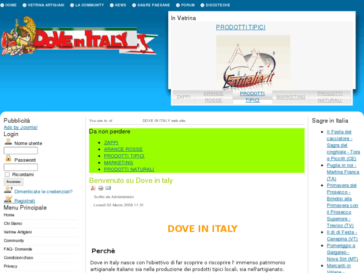 www.doveinitaly.com