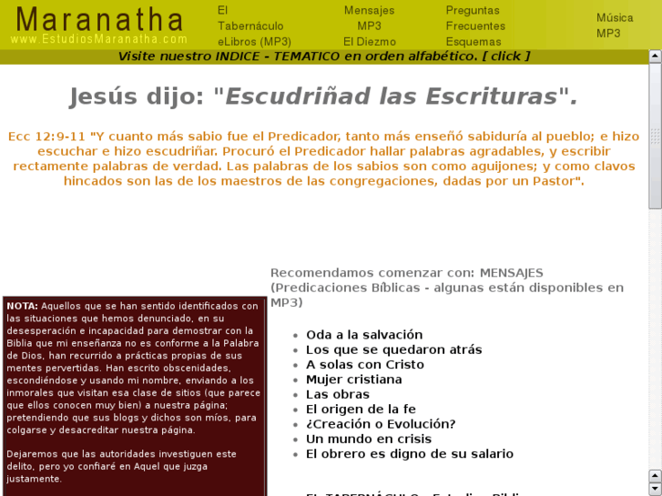 www.estudiosmaranatha.com