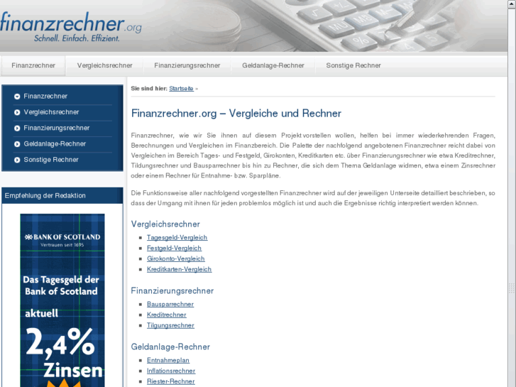 www.finanzrechner.org