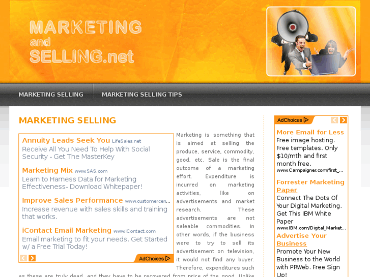 www.marketingandselling.net