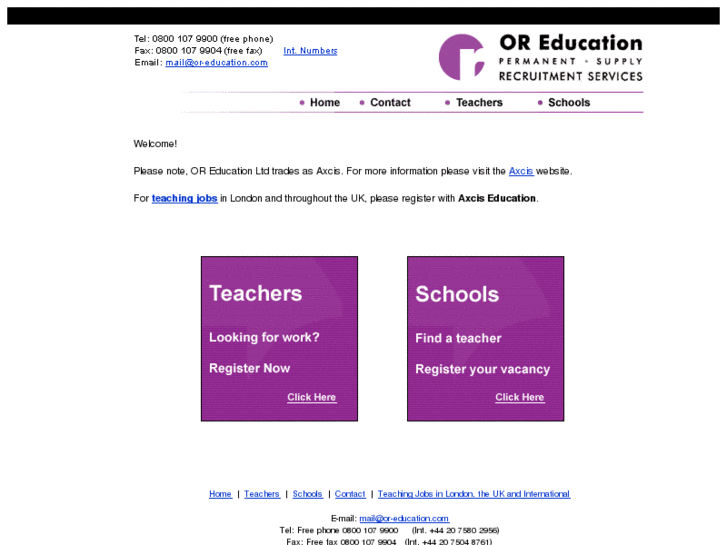 www.oreducation.co.uk