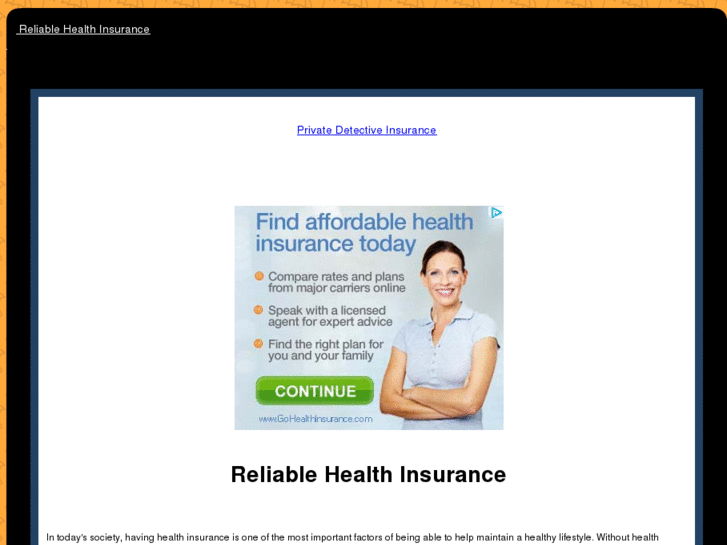 www.reliablehealthinsurance.com