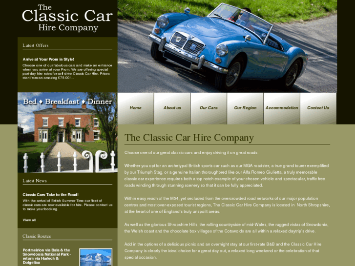 www.classiccarhirecompany.com