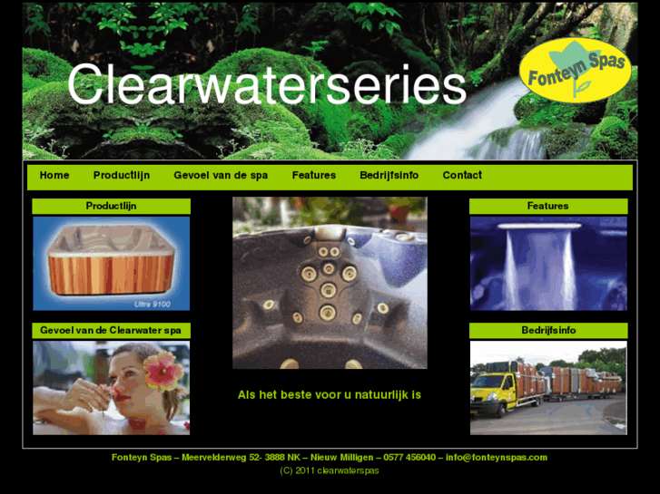 www.clearwaterspas.nl