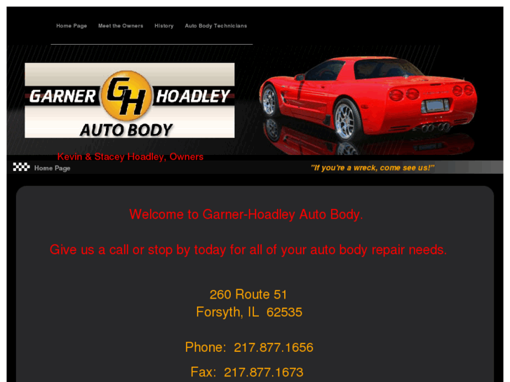 www.garnerhoadleyautobody.com