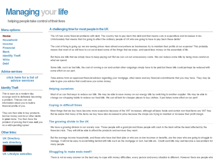 www.managingyourlife.co.uk
