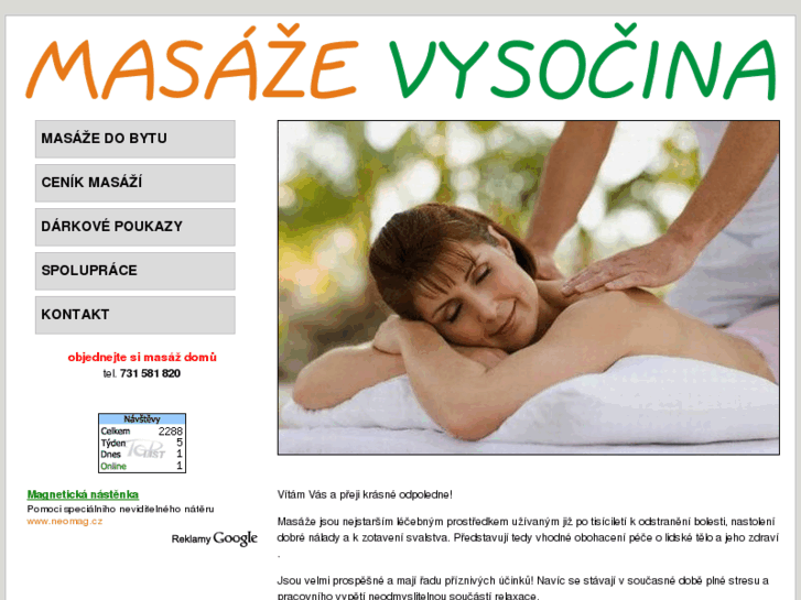 www.masaze-vysocina.cz