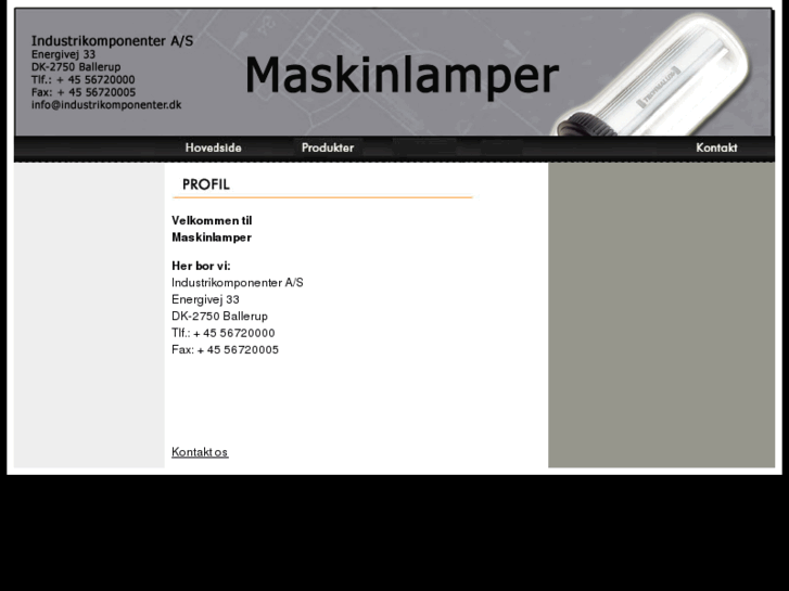 www.maskinlamper.dk