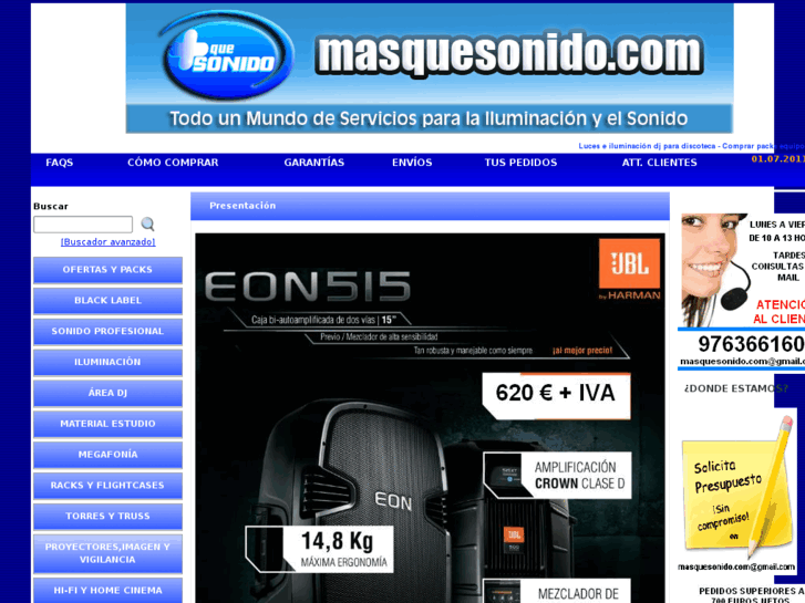 www.masquesonido.com