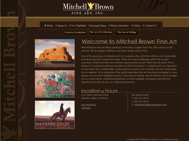 www.mitchellbrownfineart.com