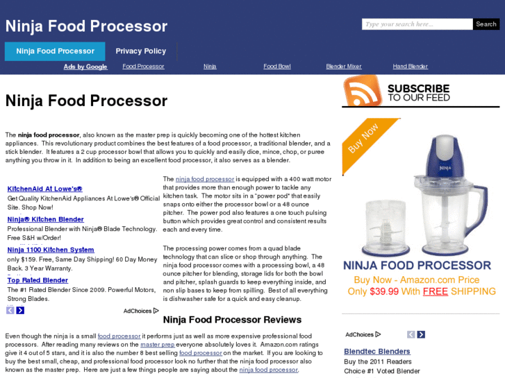 www.ninjafoodprocessor.org