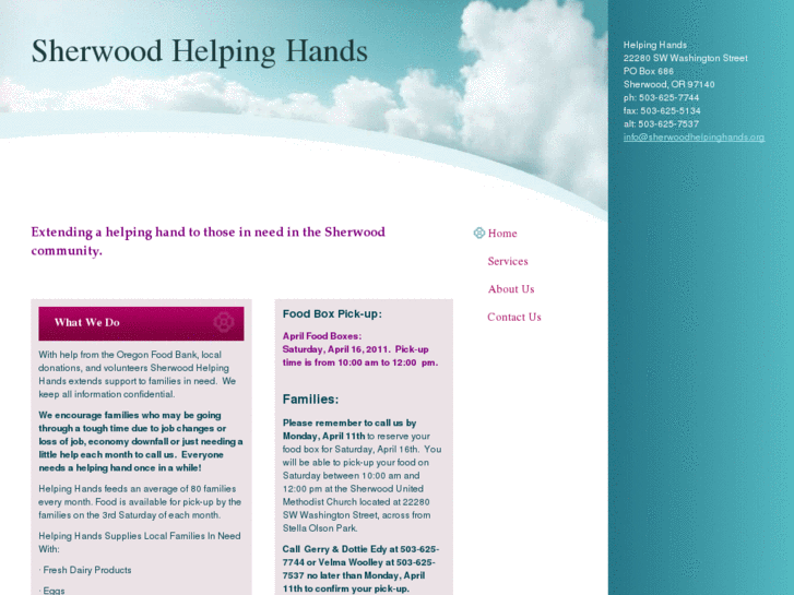 www.sherwoodhelpinghands.org