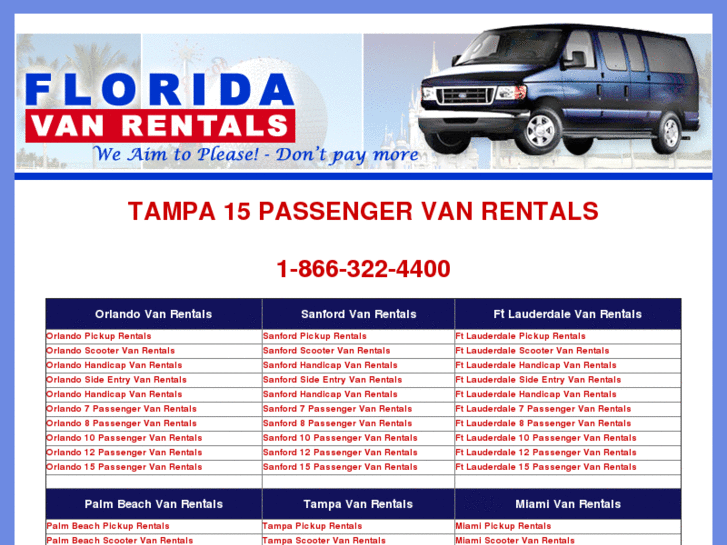 www.tampa15passengervanrentals.com