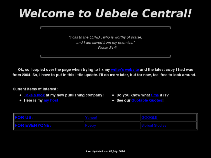 www.uebelecentral.com