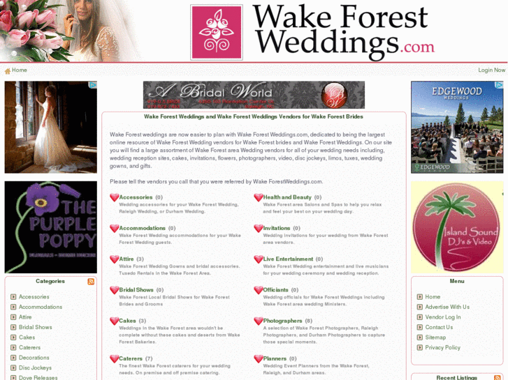 www.wakeforestweddings.com