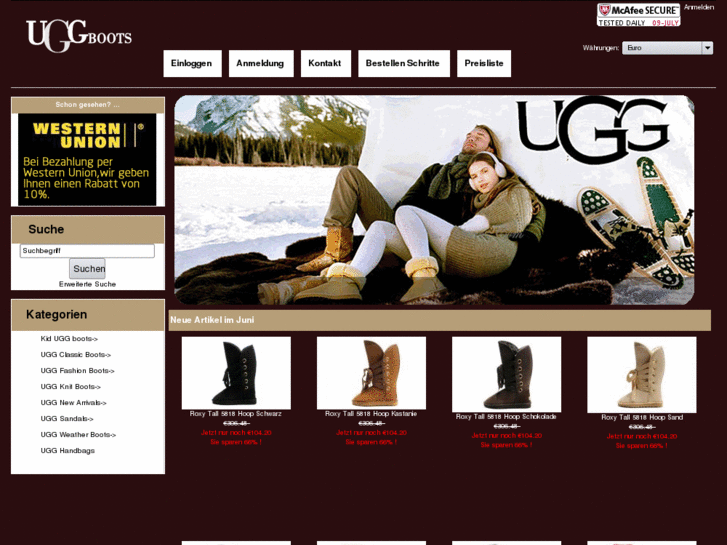 www.guenstiguggboots.net