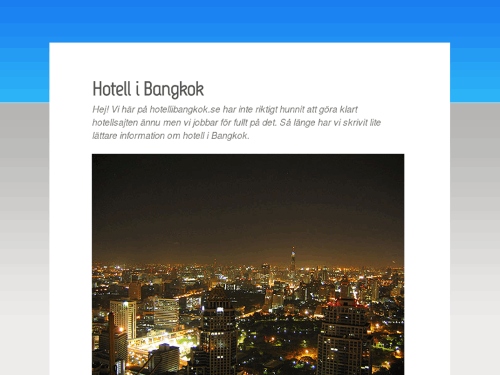 www.hotellibangkok.se