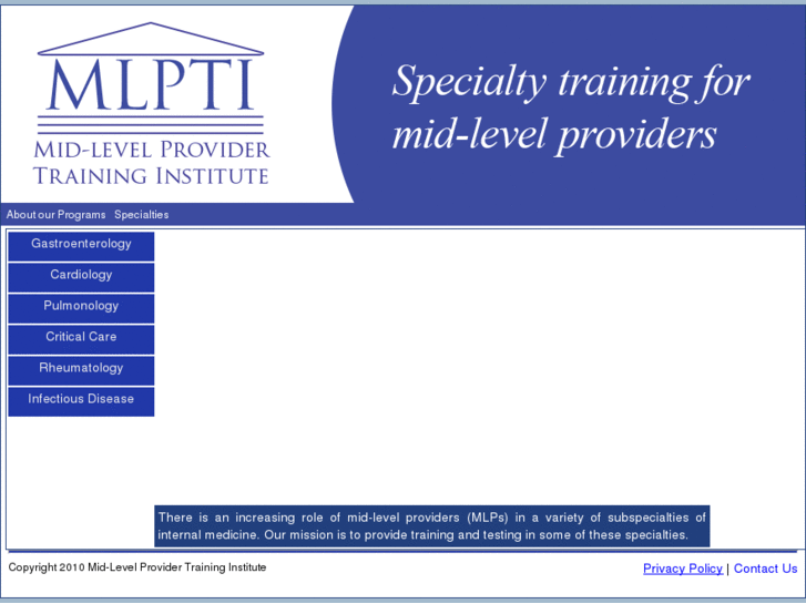 www.midlevelproviderstraininginstitute.com